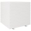 vidaXL Plantenbak 70x70x72,5 cm massief grenenhout wit