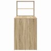 vidaXL Bureau met plank Sonoma Eiken 113 x 54 x 120 cm Bewerkt hout