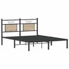 vidaXL Bedframe zonder matras hout sonoma eikenkleurig 140x190 cm
