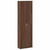 vidaXL Kledingkast Bruin Eiken 55 x 25 x 189 cm Bewerkt hout