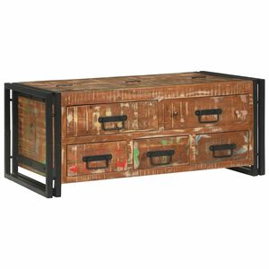 vidaXL Salontafel Bruin 90 x 50 x 38 cm massief gerecycled hout