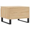 vidaXL Salontafels 2 st 50x46x35 cm bewerkt hout sonoma eikenkleurig