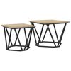vidaXL Bijzettafelset 2 st Sonoma Eiken 50 x 50 x 40 cm