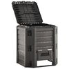 vidaXL Compostbak 380 L zwart