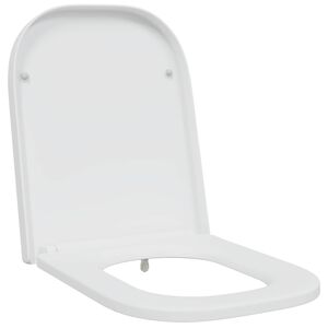 vidaXL Toiletzitting Wit 47,5 x 35 x 3,6 cm Duroplast