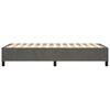 vidaXL Boxspring bed 100x200 cm fluweel donkergrijs