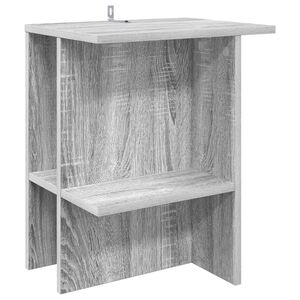 vidaXL Salontafel Grijs sonoma 40 x 30 x 49 cm Bewerkt hout
