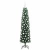 vidaXL Kunstkerstboom Groen 180 cm PVC en Staal en Kunststof