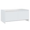 vidaXL Salontafel 90x50x41,5 cm bewerkt hout wit