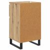 vidaXL Dressoir artisanaal eikenkleurig 35 x 40 x 70 cm Bewerkt hout