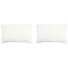 vidaXL Hoofdkussen 2 st 70 x 90 cm Bamboevezel Wit