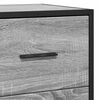 vidaXL Dressoir 68x35x76 cm bewerkt hout grijs sonoma eikenkleurig