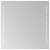 vidaXL Badkamerspiegel LED 30x30 cm