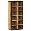 vidaXL Schoenenkast 50 x 30 x 110 cm Massief Mango Hout Bruin