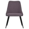 vidaXL Eetkamerstoelen 6 st stof taupe