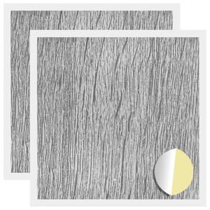 vidaXL Zelfklevende Schroefhoes 2 st Grijs Sonoma &Oslash; 20 x 0,5 mm