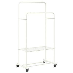 vidaXL Kledingrek Wit 80 x 53 x 156 cm