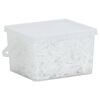 vidaXL Haarelastiekjes paard 2500 st silicone wit
