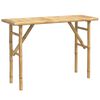 vidaXL Wandtafel 115x39x75 cm bamboe
