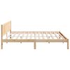 vidaXL Bedframe Bruin 200 x 200 cm Massief grenenhout