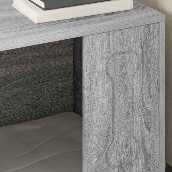 vidaXL Hondenhuis Grijs Sonoma 44 x 42 x 49 cm Bewerkt hout