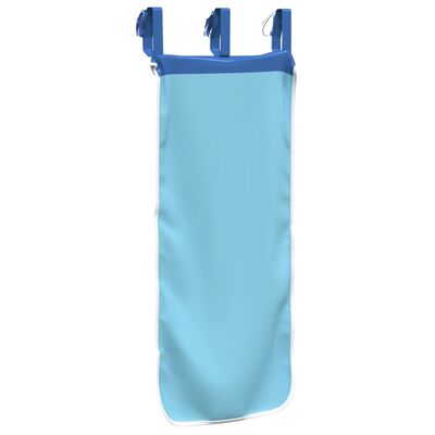 vidaXL Gordijnen voor hoogslaper met toren polyester blauw