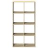 vidaXL Kamerscherm / boekenkast 69,5x29x137,5 cm hout sonoma eiken