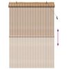 vidaXL Rolgordijn met gordijnen Natuur 150 x 220 cm Bamboe