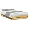 vidaXL Bedframe zonder matras 120x200 cm massief hout eiken