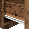 vidaXL Nachtkastje met lade 2 pcs Oudhout 40 x 39 x 37 cm Bewerkt hout
