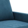 vidaXL Fauteuil 60 cm fluweel blauw