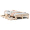 vidaXL Bedframe zonder matras massief grenenhout 120x190 cm