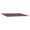 vidaXL Vervangingsdoek voor zonnescherm Bruin 600 &times; 300 cm Polyester