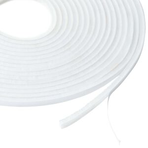 vidaXL Zelfklevende deurborstel 5 m PP Wit