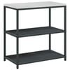 vidaXL Keukenplankeenheid HATTEM Antracietkleurig 90 x 50 x 92 cm