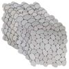 vidaXL Kiezeltegels Wit 30 x 30 cm