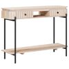 vidaXL Handgemaakte Eindtafel Wit 100 x 30 x 76 cm Massief Mango Hout