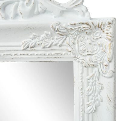 Pijl gebonden Pech vidaXL Spiegel vrijstaand barok stijl 160x40 cm wit online kopen | vidaXL.be