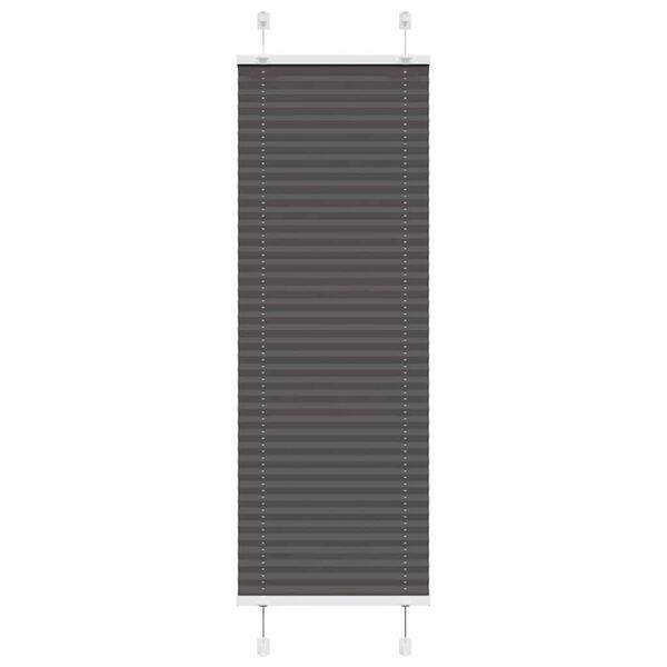 vidaXL Pliss&eacute; rolgordijn 50x100 cm stofbreedte 49,4 cm polyester zwart