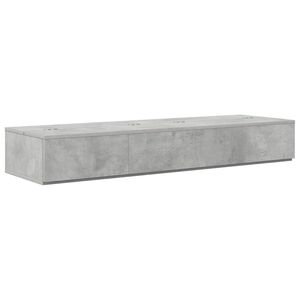 vidaXL studiobureau Betongrijs 152 x 40 x 19,5 cm Bewerkt hout