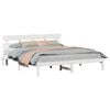 vidaXL Bedframe met hoofdeinde Wit 180 x 200 cm Massief grenenhout