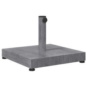 vidaXL Parasolvoet Donkergrijze Houtlook 45 x 45 x 31,5 cm