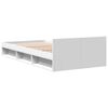 vidaXL Bedframe met lade bewerkt hout wit 90x190 cm