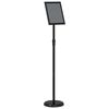 vidaXL Beurs Displays Zwart 25 x 25 x 125 cm Aluminium