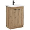 vidaXL Badkamermeubelset Artisanaal eiken 78,5 x 37,5 x 81 cm