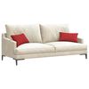 vidaXL Sofa Kussens 2 pcs Rood 50 x 30 cm Stof