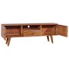 vidaXL Tv-meubel 140x30x50 cm massief teakhout
