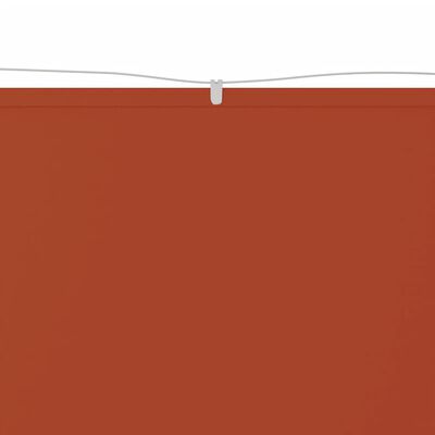 vidaXL Luifel verticaal 60x1000 cm oxford stof terracottakleurig