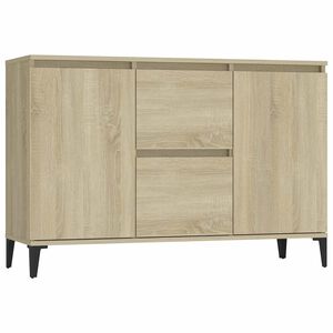 vidaXL Dressoir 102x35x70 cm bewerkt hout sonoma eikenkleurig