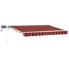 vidaXL Handmatige Luifelhouder met LED's 3,5 x 2,5 m